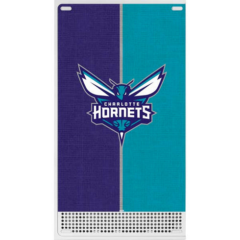 NBA Charlotte Hornets Canvas Xbox Series S Console Skin